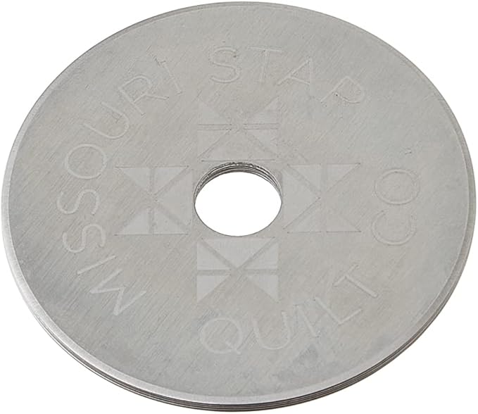 Missouri Star Universal Rotary Cutter Blades 45mm, 5 Pack | Super Sharp Replacement Blades, Fits All Rotary Cutter Handles | Fabric Trimmer Refill for Quilting and Sewing Projects