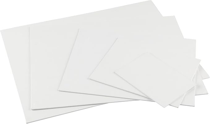 Centurion All-Media Primed Linen Panels - 6x8 3 Pack - 11oz Universal Primed Canvas Boards for Painting, Mounted on MDF Wood, Non-Warping, Ideal for Artists, Professionals, and Painters