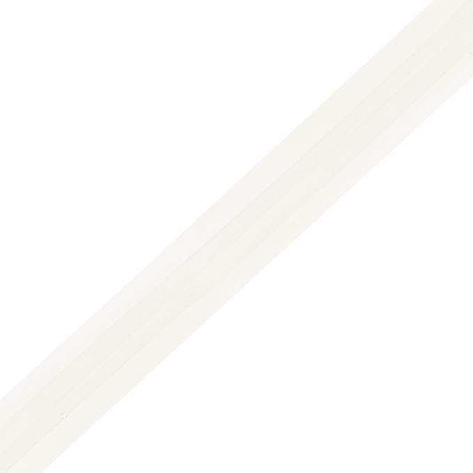Mandala Crafts 55 Yards 5/8 Inch Ivory Double Fold Bias Tape for Sewing - Bias Binding Tape for Quilting Binding, Hemming, Seam, and Fabric Piping