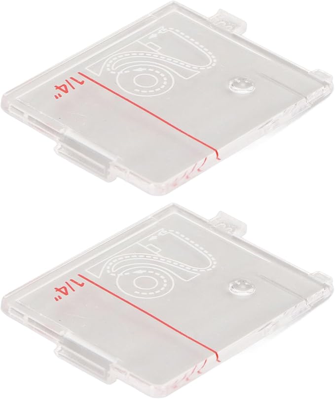 Transparent Bobbin Cover Plates, 2pcs Sewing Machine Needle Plates for Heavy Duty 6800C 6700C 6600C Confidence 7640 C7250 C7220 CE677 Durable for Sewing Enthusiasts