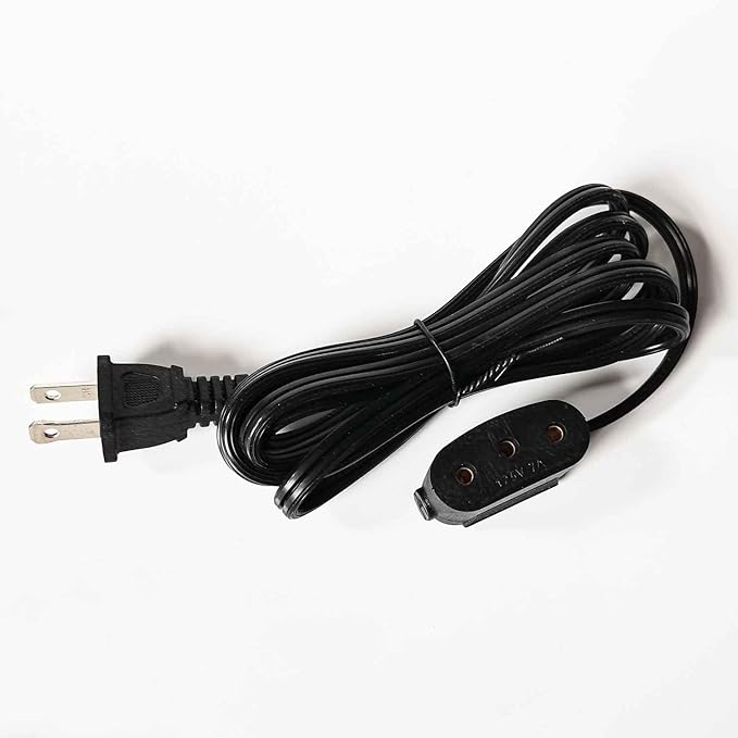 HONEYSEW Lead Power Cord for Singer Sewing Machine 401, 403, 404#122