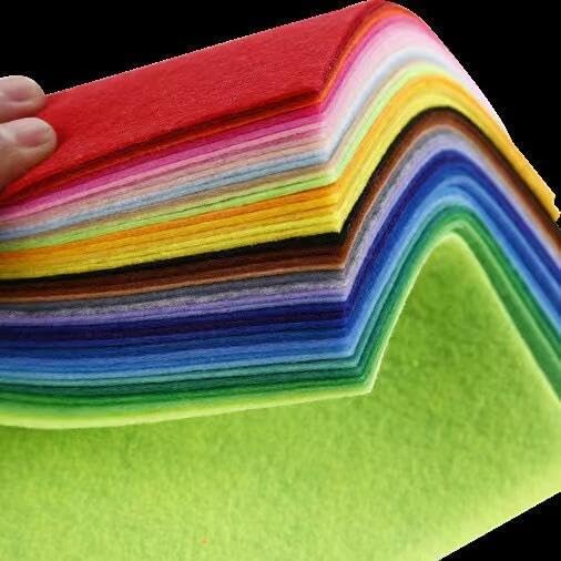 YYCRAFT Stiff Felt Sheets Thick Felt 9 Inch X 12 Inch - 12 Pcs Pack, Hot Pink