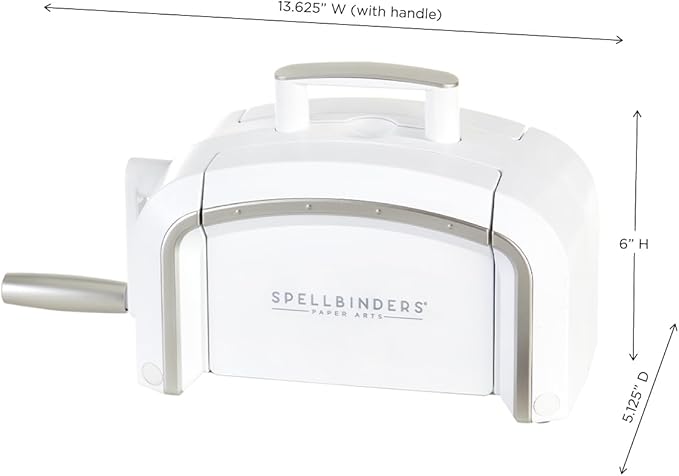Spellbinders Platinum Die Cutting and Embossing Machine (6 Inch Platform + Universal Plate System)
