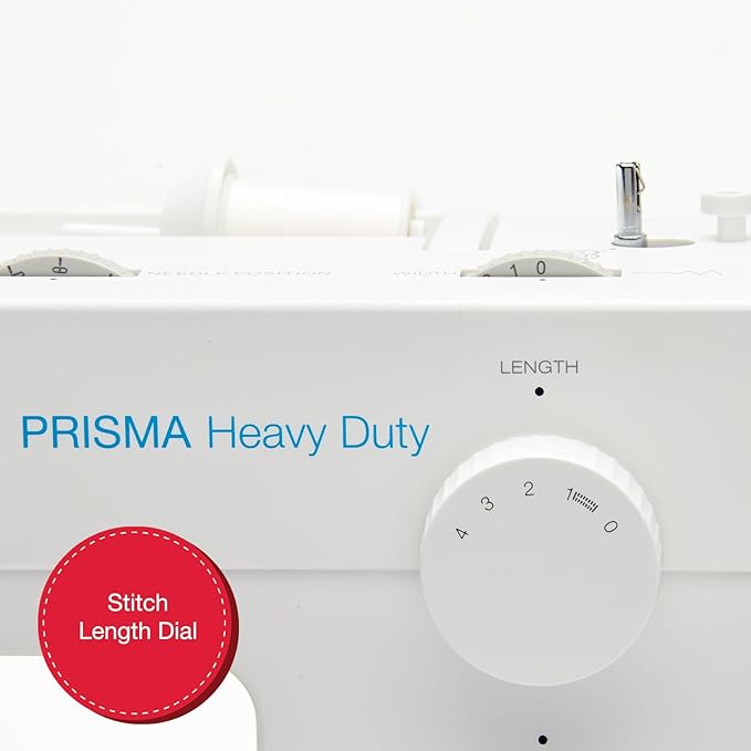 SINGER PRISMA Heavy Duty Sewing Machine With Accessory Kit | Bold Color Design, 50% More Power, 69 Stitch Applications, Full Metal Frame, High Speed, Quick Threading & Free Arm