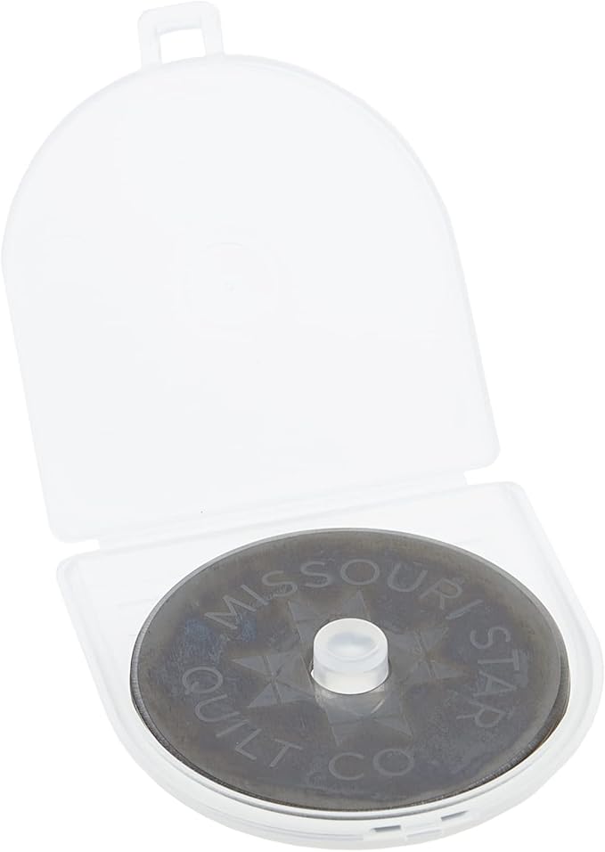 Missouri Star Universal Rotary Cutter Blades 45mm, 5 Pack | Super Sharp Replacement Blades, Fits All Rotary Cutter Handles | Fabric Trimmer Refill for Quilting and Sewing Projects