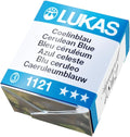 Lukas 1862 Aquarell Artists' Watercolor Pans, Cerulean Blue Half Pan - Vibrant Professional Grade Watercolor Paint - Easy-to-Wet, Intense Color, Long-lasting - Ideal for Professional Watercolorists
