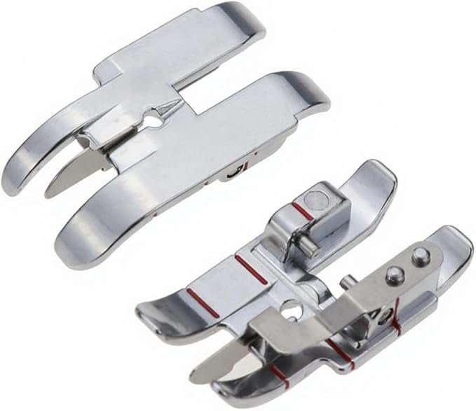 Sewing Machine Presser Foot Silver Sewing Walking Presser Foot Easy to Use Compatible with Pfaff Sewing Machines B, C, D, E, F, G, J, K (A)
