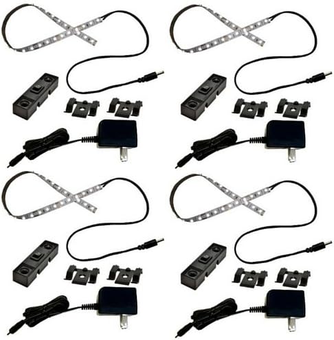 Inspired LED Sewing Machine Light | LED Lighting for Sewing Machines - 4 Pack (4 Individual Kits - Perfect for Gifting)