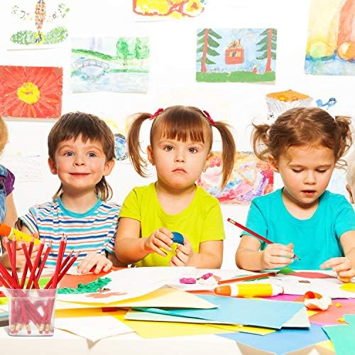 Zhanmai 24 Pieces Red Pencils with Eraser Pre-sharpened Erasable Checking #2 HB Pencils with Erasable Tops for Writing Drawing Checking Coloring Tests Grading Map Coloring Editing Office Favors