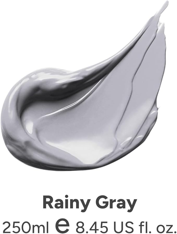 JusArt Gray Acrylic Paint,Rainy Gray Paint Tubes（250ml /8.45 oz Non-Toxic & Rich Pigment Art Craft Paints for Canvas Painting, Wood, Fabric, Stone, Ceramics, Art Supplies for Artists, Adults