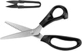 Pinking Shears for Fabric, Zig Zag Scissors, Ergonomic Grips, Ultra-Sharp, Professional Peaking Shears for Sewing, Craft, Dressmaking, 9 Inch, Black