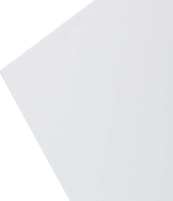 SHEUTSAN Canvas Panels, 9 x 11.8 Inch, 40 Pack, Cotton Canvas Board for Oil Watercolor Paints