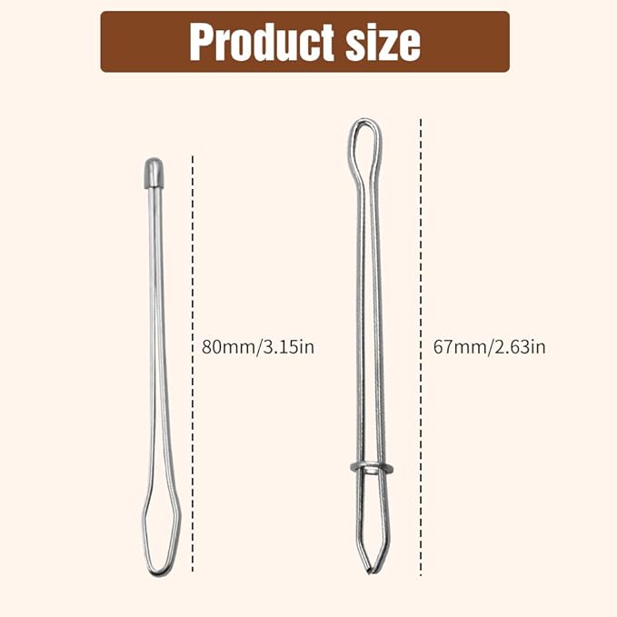 4 PCS DIY Rope Threader Clip, Drawstring Threader Tool Set, Sewing Loop Turner Hooks Metal Easy Pull Drawstring Threader with Tweezer Sewing Tool for Drawstring Replacement for Hoodies, Shorts, Pants