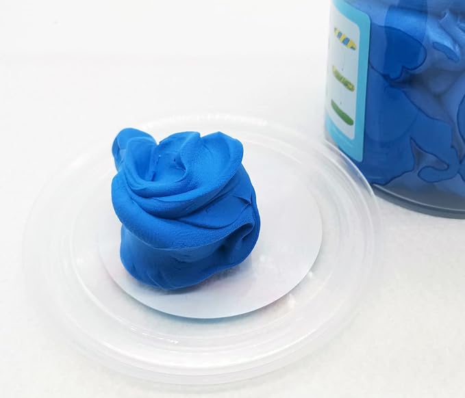 Air Dry Modeling Clay 10.5 oz Ultra Light Magic Clay DIY Moulding Dough Primary Colors for Kids Art Craft Kit (Dark Blue)