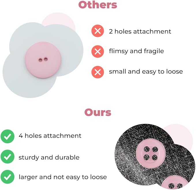 100 Pcs Pink Sewing Buttons 4 Hole Round Buttons 0.4 inch 16L Plastic 10mm Light Pink Replacement Bulk Ideal for Clothes Pants Blouse Shirt Dress Skirt Shorts Decorative DIY Arts Crafts