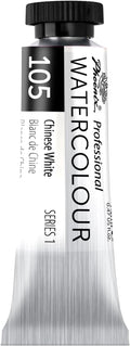 PHOENIX Professional Watercolor Paint Single Tube - 0.47 Fl Oz / 14ml - Chinese White