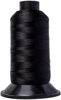 Big Kizzy Black 1400m Nylon Thread for Hair Extensions, Sew in Human Hair Weft and Wigs - Non-Slip and Comfortable Hold for Hand and Machine Tied Weft