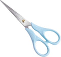Gold Scissors, Stainless Steel Blade with Acrylic Handle, All Purpose Scissor for Office, School, Home, Fabric Shears, Tijeras (6.3" Blue)