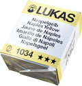Lukas 1862 Aquarell Artists' Watercolor Pans, Naples Yellow Half Pan - Vibrant Professional Grade Watercolor Paint - Easy-to-Wet, Intense Color, Long-lasting - Ideal for Professional Watercolorists