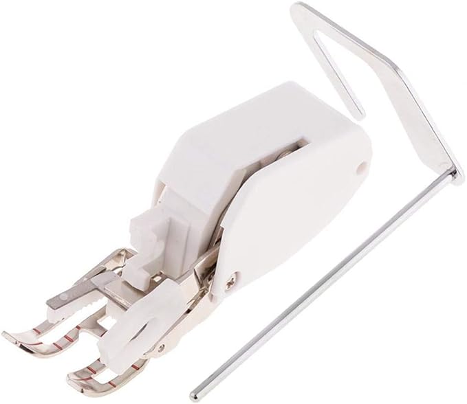 YEQIN Open Toe Walking Foot W/Guide for Quilting and Sewing - Stitch Through Multiple Layers and Match Prints - Compatible with Low-Shank Sewing Machine | Brother, Singer, Janome, Babylock & More