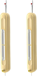 Upgraded 2 in 1 Automatic Needle Threaders Seam Ripper,Quilting Supplies Sewing Kit,Quick Sewing Machine Loop Needle Threaders (2PCS-Yellow)