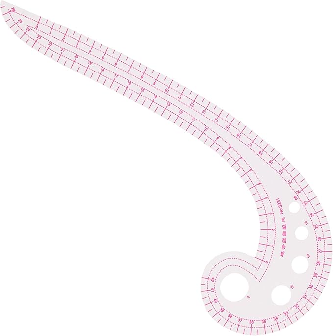Acrylic Sewing Ruler Set，French Curve Pattern Rulers Kit for Tailors Designers Precision Pattern Making Guides Quilting and DIY Supplies (Ruler Set 1-3Pcs)