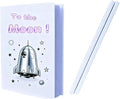 2PCS 7x10 Inch White Blank Books for Kids to Write Stories, Hardcover Sketchbooks for Students Empty Blank Comic Book DIY Make Your Own Book Blank inside 48 Pages