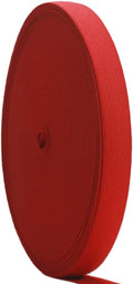 Red Knit Elastic Band for Sewing 3/4 inch 20mm-40 Yards Flat High Elasticity Straps-Wide Stretchy Knit Elastic Bands for Pants-Waistband-Wigs-Bedspread-DIY Crafts