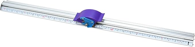 27 1/2" Manual Paper Trimmer with Double Scale Ruler, Precision Sliding Cutter for KT Board, Photo Paper, PVC & PET, Includes 30 Extra Blades