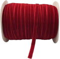10 Yards Velvet Ribbon Red