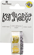 Paper House Productions Karambee Elephant Parade Set of 2 Foil Accent Washi Tape Rolls for Scrapbooking and Crafts