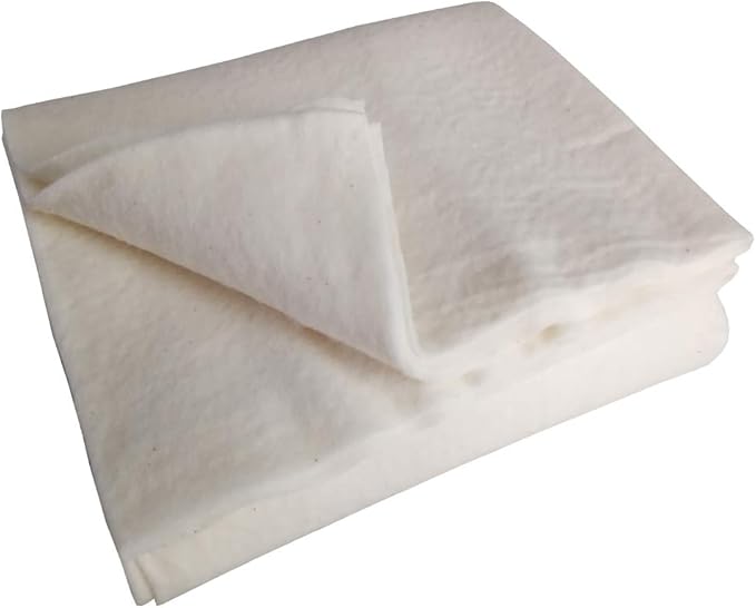 Quilt Batting King Size for Quilting,Natural Cotton Batting Fabric for Sewing (122"X124")