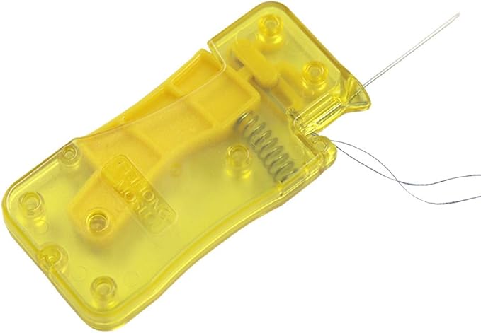 Automatic Needle Threader, with 2 Pcs Plastic Needle Threader Easy Needle Threader Tool Sewing Accessories