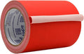 WOD GTC12 Gaffer Tape, Red Low Gloss Finish Film, 6 inch x 60 ft. Residue Free, Non Reflective Cloth Fabric, Secure Cords, Water Resistant, Photography, Filming Backdrop, Production