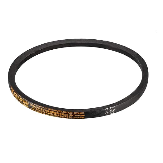 uxcell A22 Drive V-Belts 22" Inner Length 13mm Width 8mm Thick JIS Standard A-Section Rubber Drive Transmission Belt