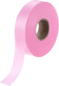M METERXITY 1-Pack Extra Wide Single Fold Bias Tape, 1 Inch x 55 Yards Satin Bias Tape for Sewing/Seaming/Quilting/Hemming/DIY Crafts/Quilt Binding [Pink]