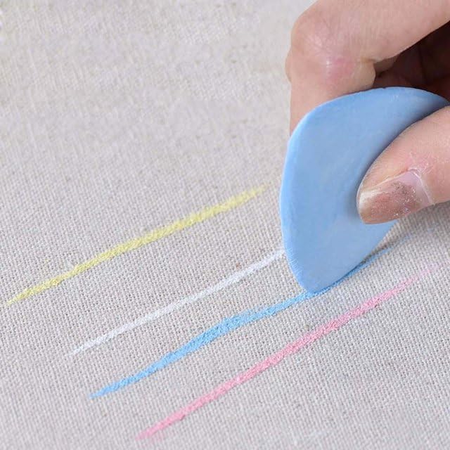 10Pcs Sewing Fabric Chalk, Triangle Tailors Chalk, Fabric Markers, Sewing Supplies for Quilting Sewing Supplies Accessories,Sewing Tools