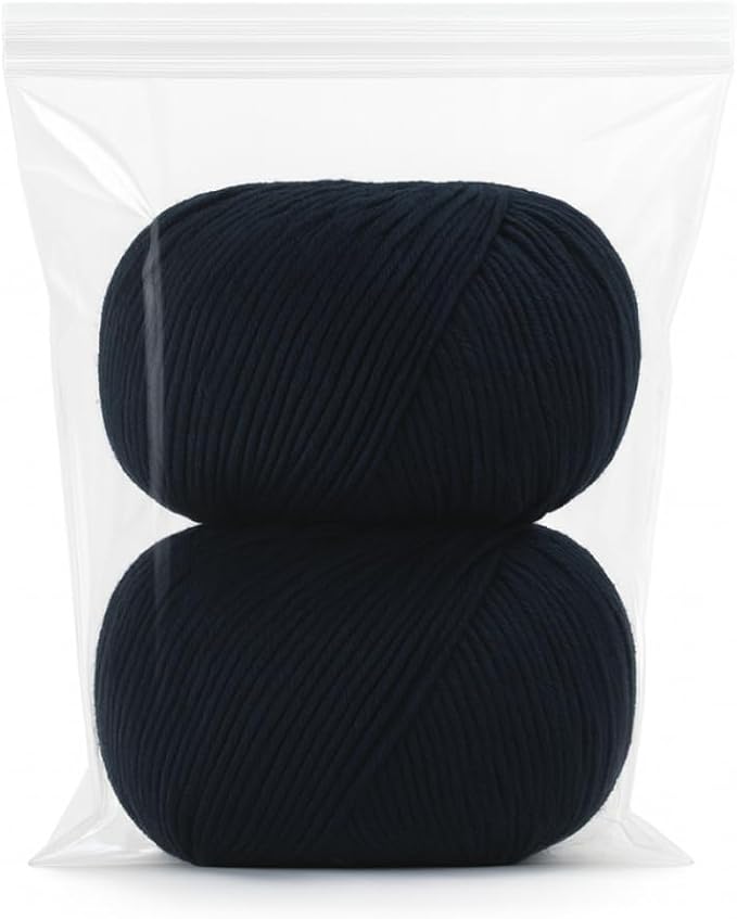 Harmony Cotton Yarn by Yarneverse – 2-Pack Soft Fine Weight (#2) 60% Cotton / 40% Acrylic (50g / 165m Each – Total 100g / 330m) (2, 433)