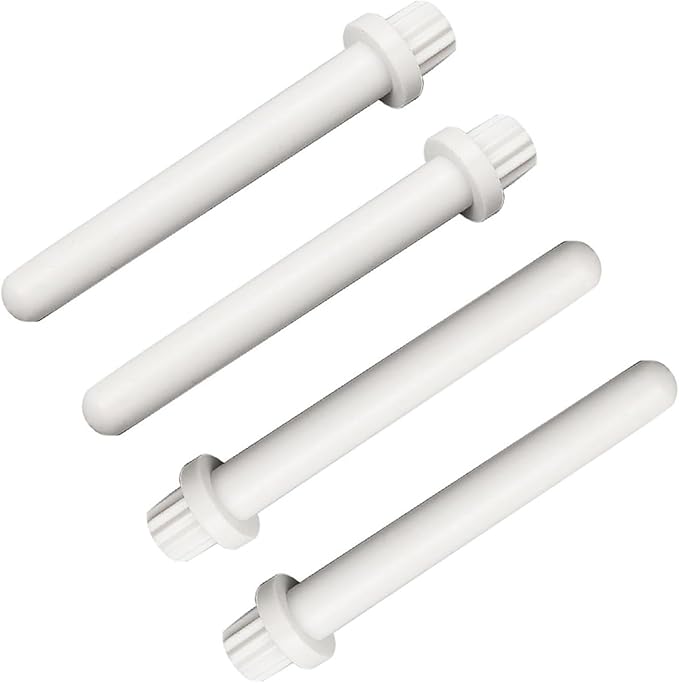 4 Pieces Sewing Machine Replacement Accessory, Replacement Parts for Sewing Machines, Sewing Machine Thread Adapter, Spool Holder for Sewing Machine, Sewing Machine Parts White