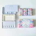 Bower Bird Travel Watercolor Palette,Portable Ceramic Palette,Empty Paint Palette,Small Travel Metal Paint Boxwith Porcelain Palette (16Well)