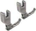 CKPSMS Brand - 2PCS #P363 Hinged Narrow Zipper Foot Compatible with/Replacement for Brother Brand B735,B737,B738,B745 Juki Brand DDL-5550/5600/8300/8500/8700 Singer Brand 188K,191D,195K,196K+