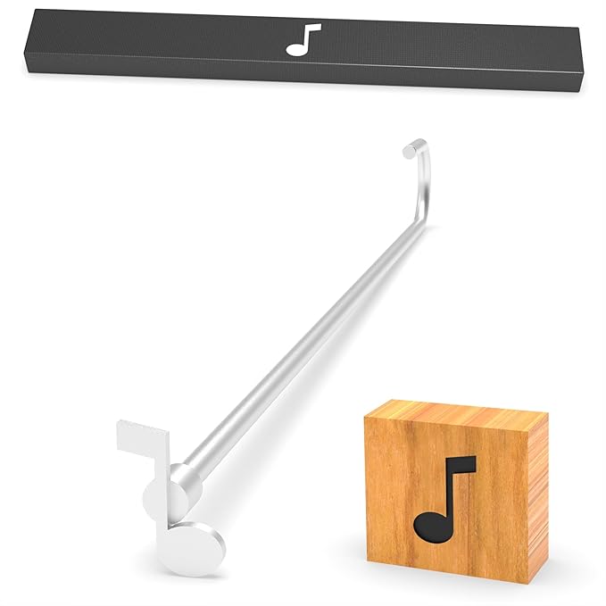 1.0" Mini Custom Wood Branding Iron Personalized for Wood Working, Leather Hats, Steak, BBQ Brander & Bread Logo, Personalized Steak Branding Iron for Food (Small, 095# Musical Note)