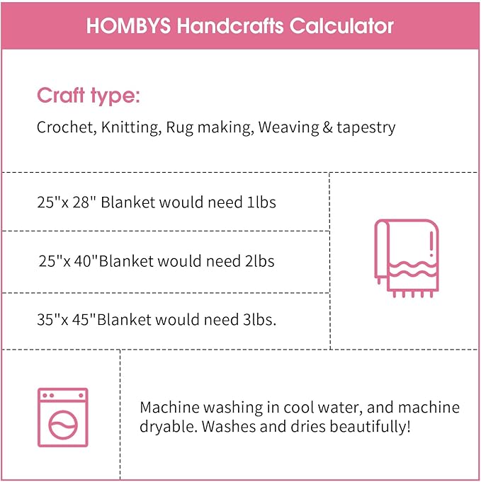 HOMBYS 8 Pack Assorted Chunky Yarn for Crocheting,Super Bulky Large Soft Fluffy Yarn,Plush Fuzzy Yarn,Thick Chenille Yarn for Hand Knitting/Arm Knitting,4 Pink,4 Rose Red(27yds,8 oz Each Skein)