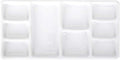 VanEnjoy White Square Ceramic Artist Paint Palette,Porcelain Watercolor Palette,Ceramic Mixing Tray for Watercolor Gouache Painting