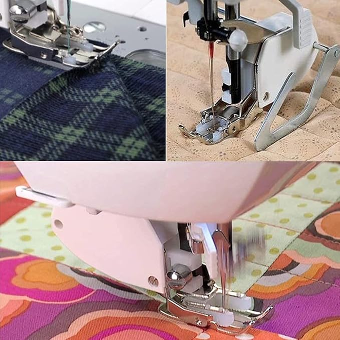 YEQIN Even Feed Walking Foot with Quilt Guide Compatible with Low Shank Brother Singer Janome Domestic Sewing Machine