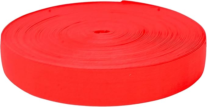 Mandala Crafts Wide 1.5 Inch Red Elastic Bands Spool for Pants Waistbands Sewing and DIY Crafts, 50 YD Stretchy Flat Fabric Strap Knit Elastic Band for Wig