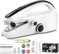 Joyzan Handheld Sewing Machine, Portable Electric Mini Sew Machines Quick Stitch Two Speeds Power Modes Small Rechargeable Accessories Kit Beginner Adult Home Travel DIY Repair Clothes Fabrics Curtain