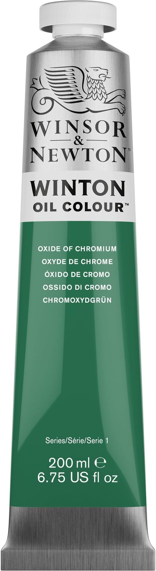 Winsor & Newton Winton Oil Color, 200ml (6.75-oz) Tube, Oxide Of Chromium