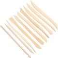 10Pcs Wooden Clay Sculpting Tools Set,Pottery Tools,Sculpture Tools for Cutting, Carving and Smoothing