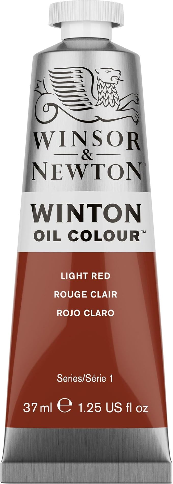 Winsor & Newton Winton Oil Color, 37ml (1.25-oz) Tube, Light Red
